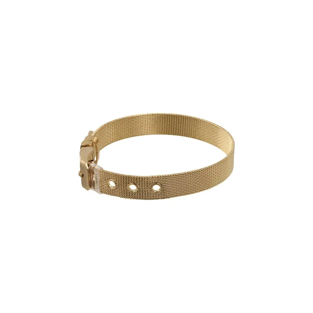 Titanium Steel Personality Bangle Hip Hop Mesh Watch Strap Bracelet Unisex Wrist Accessories Korean Style Bracelet Hand Ring