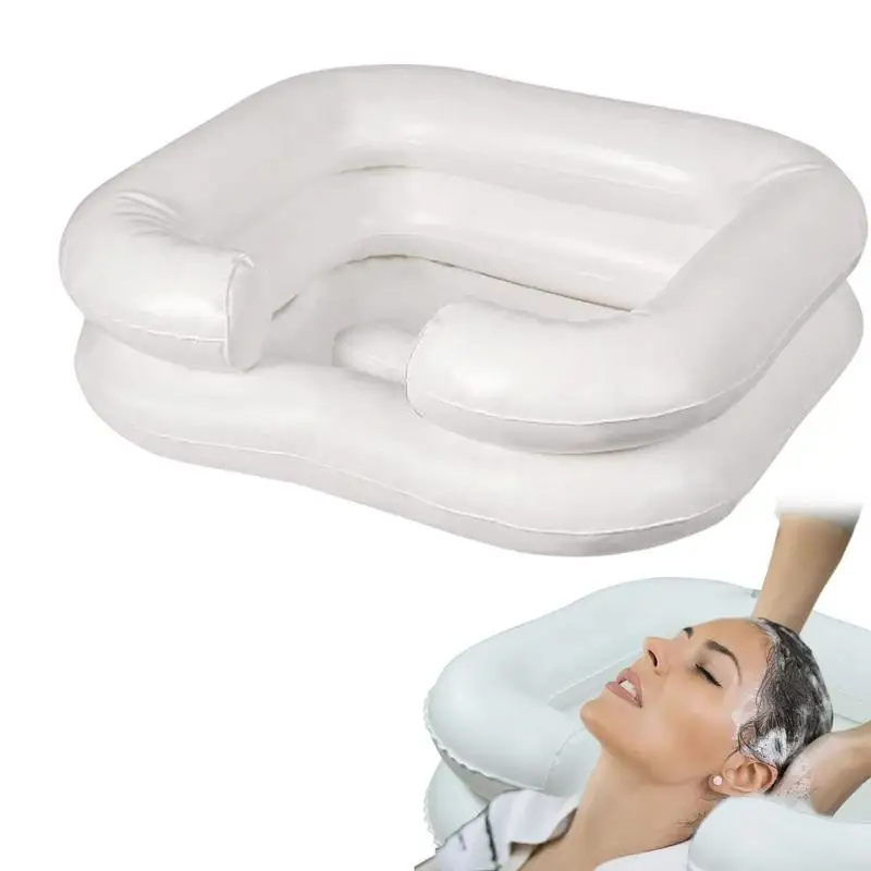 Inflatable Hair Washing Basin Wash Hair In Bed With Inflatable Basin Portable Hair Wash Bowl For Elderly Disabled Pregnant