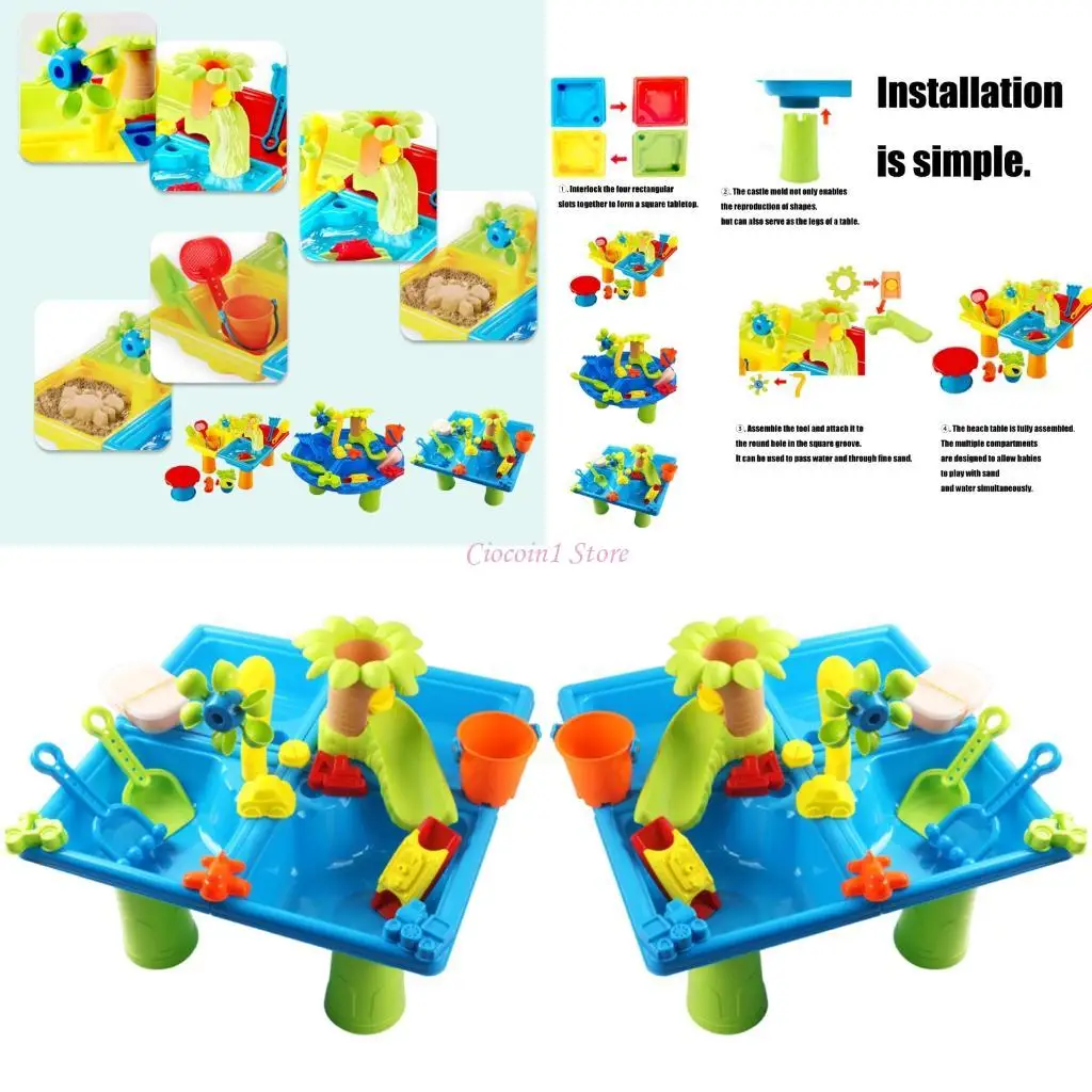 Y1UB Sand Play Beach Toy Set For Kids Perfect For Sand And Water Play Shovel Gadget