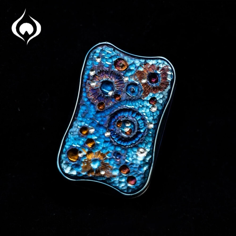 

Игрушка-антистресс Peacock EDC из нержавеющей стали с метеоритной резьбой, неограниченный слайдер для снятия стресса, фиджет-игрушка для взрослых