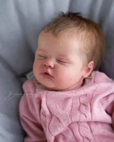 NPK 19inch Reborn Baby Doll kit Quinbee Unpainted Kit With cloth body DIY parts