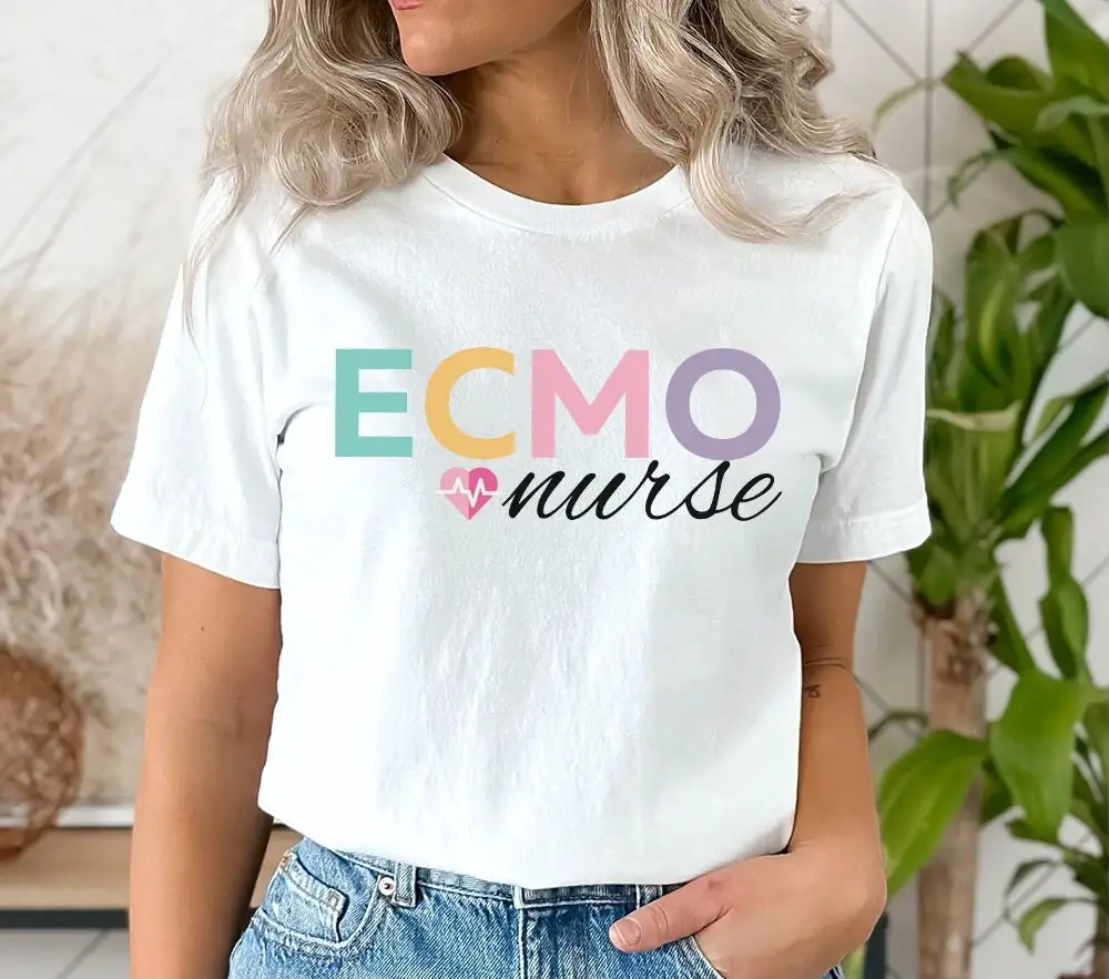 ECMO Nurse T Shirt SpecialisT for ICU cvicu Critical Care