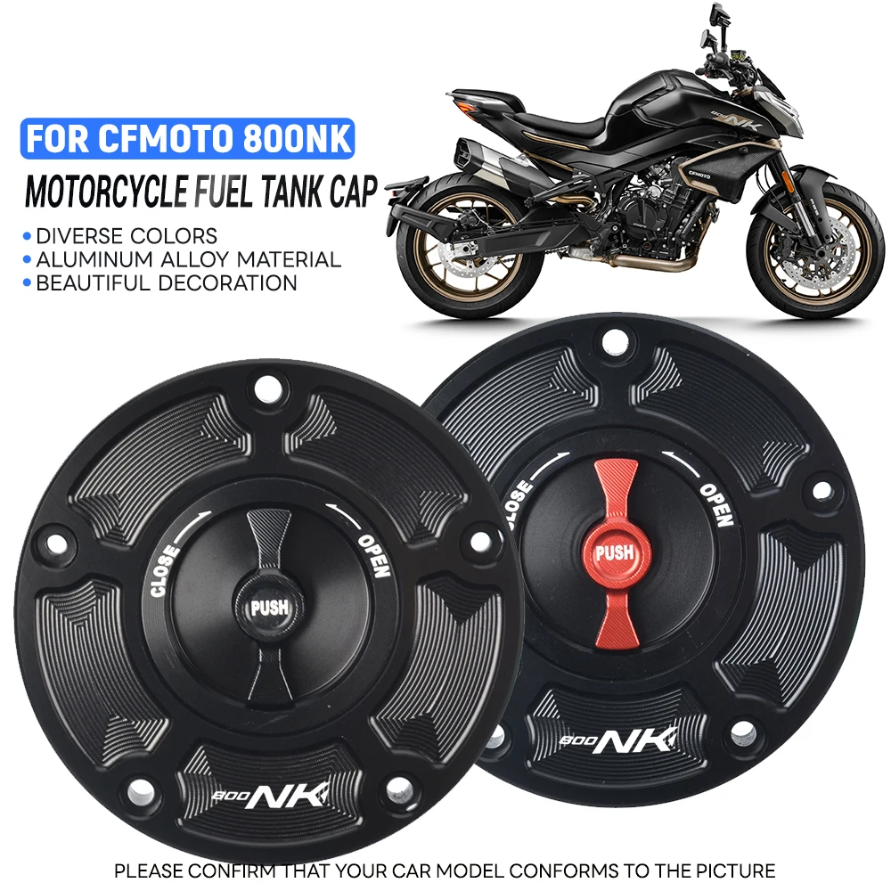 

Крышка топливного бака для мотоцикла CF/MOTO 800NK, модифицированная, из алюминия, быстросъемная, аксессуары CNC