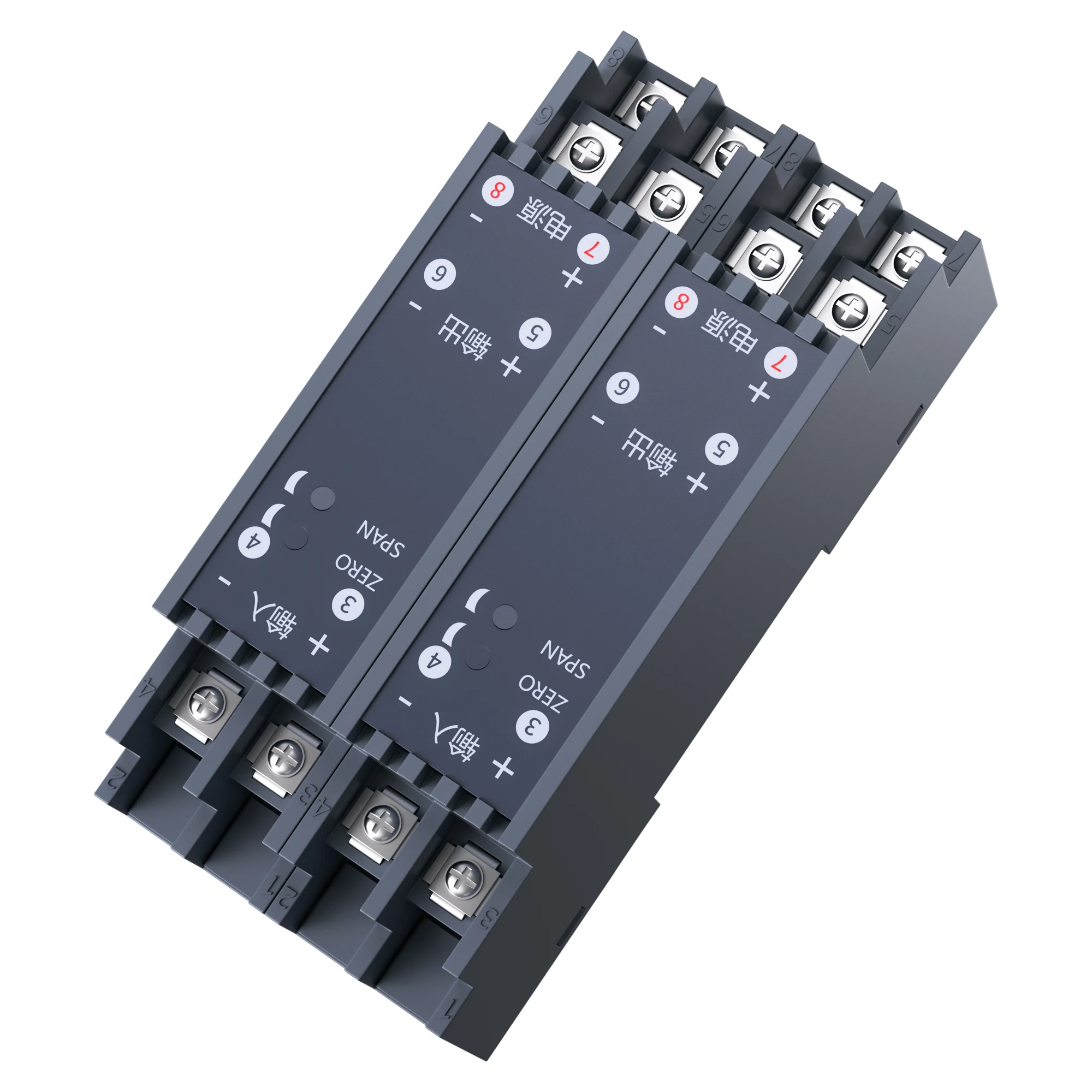 Analoge Signaalzender 4-20ma Tot 0-10V 0-5V 1-5V Dc Signaalisolator Dc 24V 1 In 1 Uit Galvanische Signaalomvormer