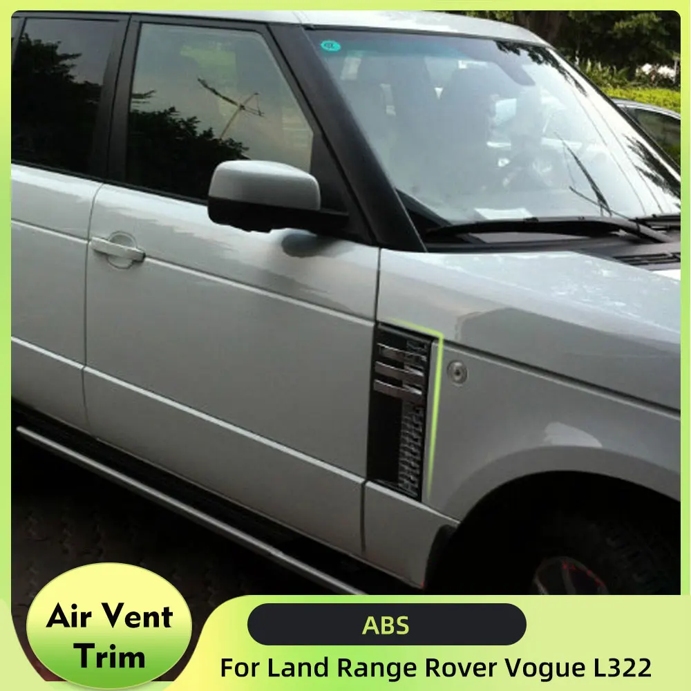 

ABS Car Side Air Vents Fit For Land Range Rover Vogue L322 Facelift 2010-2012 Air Side Vent Grill Outlet