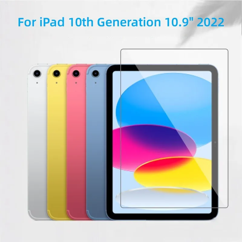 

Tablet Tempered Glass for Apple iPad 10th Generation A2696 A27574 A2777 Cover Case Screen Protector For iPad 10 2022 10.9 inch