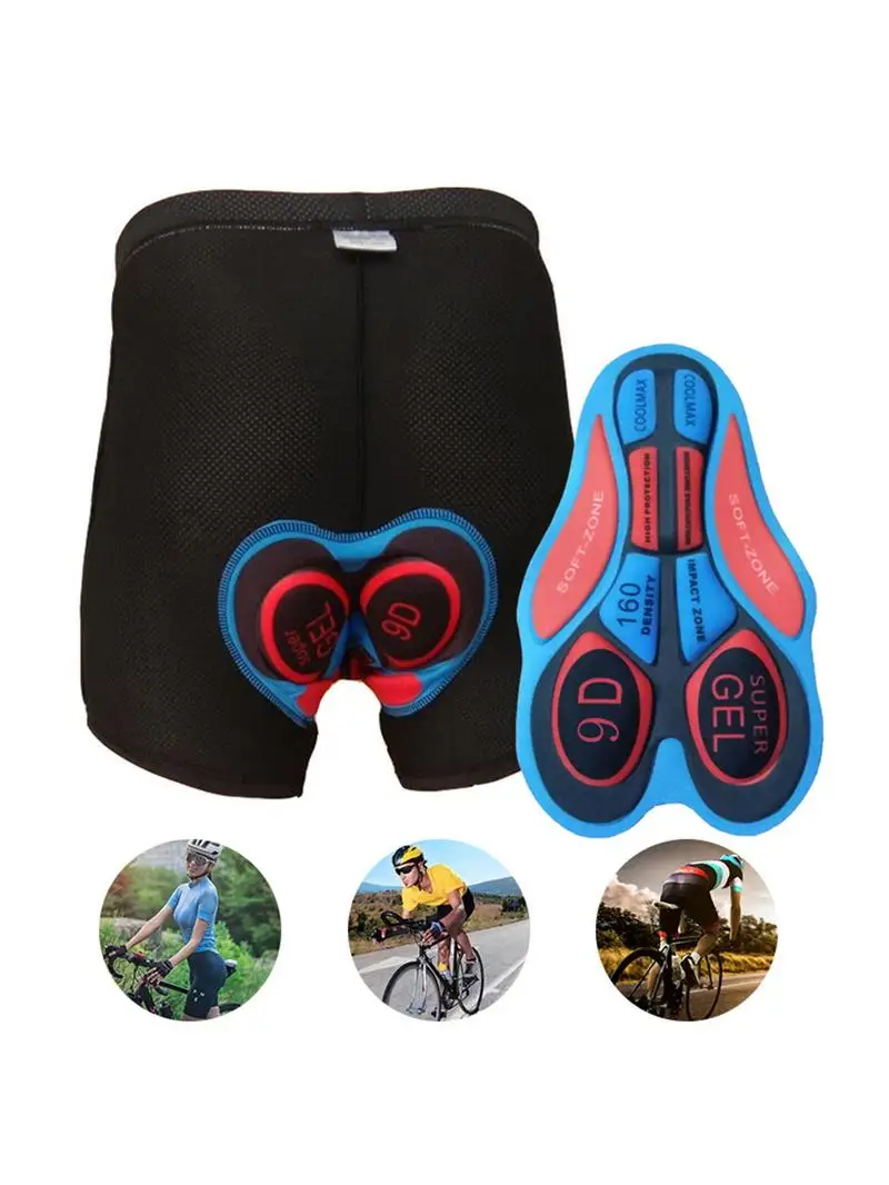 AliExpress NONE 2021 pro Cycling Shorts 9D Men's Underpants Mountain Bike Sports Fitness Shorts Bicycle Padded Underwear For Bicycle Biker Short