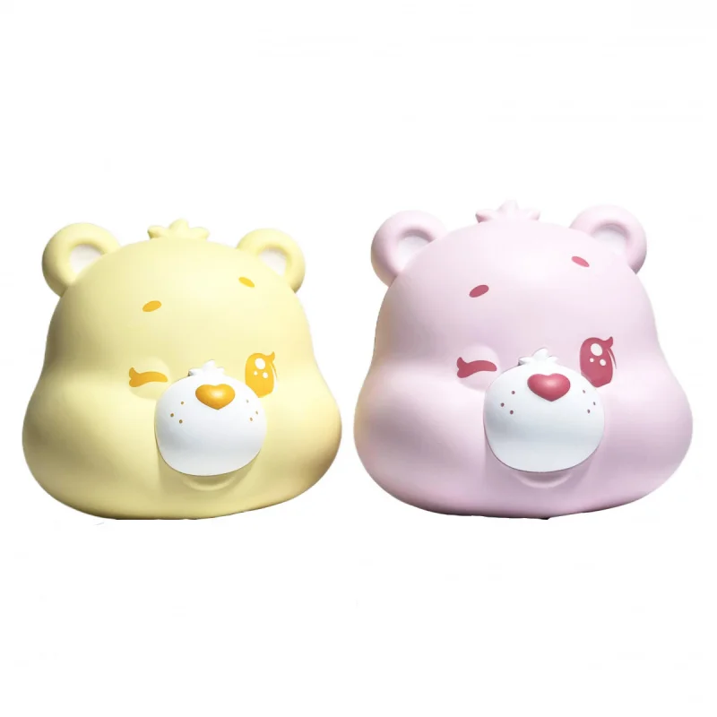 Figuras de acción CareBears, modelo de juguete, lindos osos de cuidado, muñeca de cabeza grande, adorno de escritorio, Anime, regalos de cumpleaños y Navidad para niños