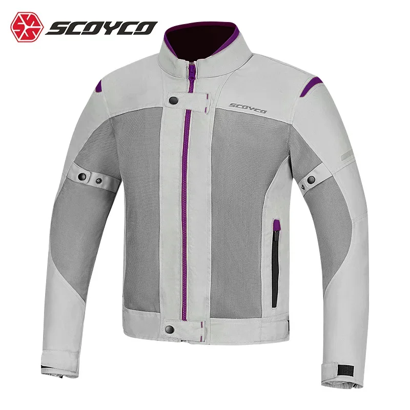 Scoyco Motorcyclist Jacket Men's and Women's Summer Mesh Breathable Fall Jacket Motorcycle Racing Suit Rider Riding Equipment