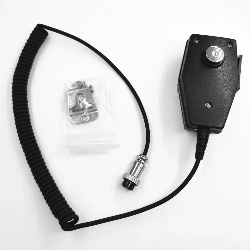 

Two-way Radio Microphone Handheld Radio Micro Walkie Talkie External Speaker Radio Car Microphone Handle Mic Aviation Connecotor