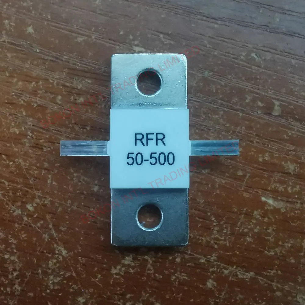 Resistor de microondas RF, BeO Ceramic, RFR50-500 resistores flangeados, Substituir RFP-500-50 400-50R 500 Watch 50OHM, 500 W 50Ohms, 500 W 50Ohm