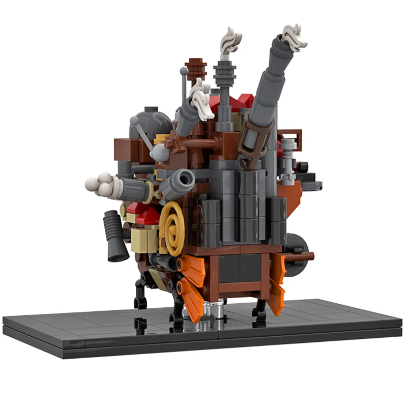 Bricklink Ideas 일본 애니메이션 움직이는 성 화재 악마 Calcifer 크리 에이 티브 전문가 건축 빌딩 블록 장난감 어린이 선물