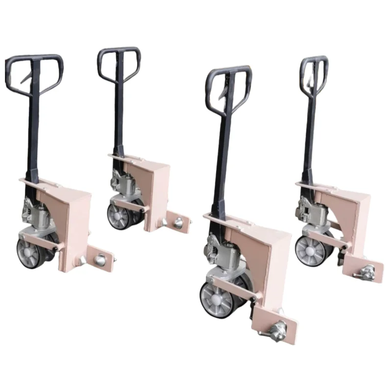Material Handling Container Caster Wheels Lifting System Transport Trailer Frame Mobile Equipment 10 Ton