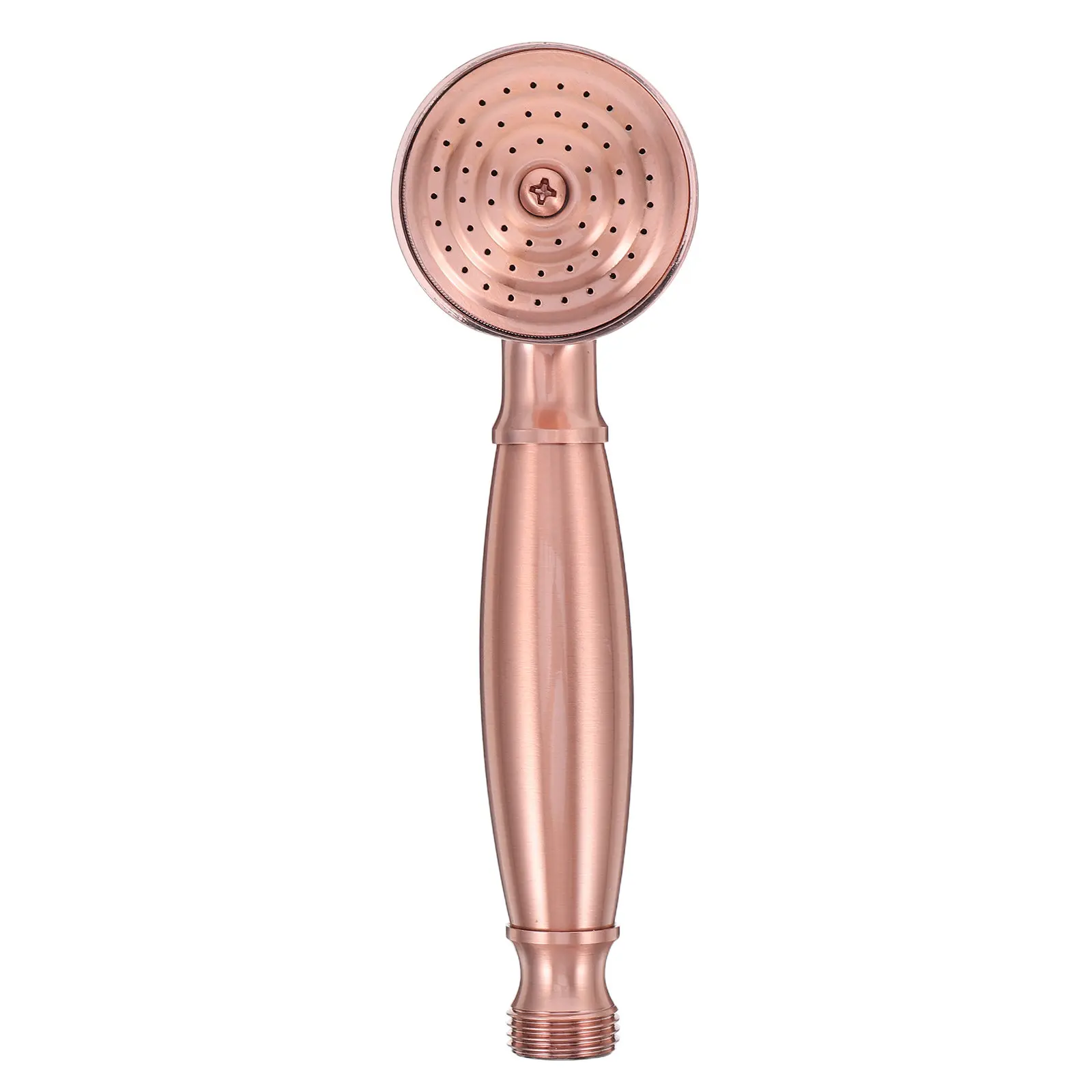 Vintage Brass Handheld Shower Head – Rain Sprayer, Red Telephone Style Bathroom Fixture