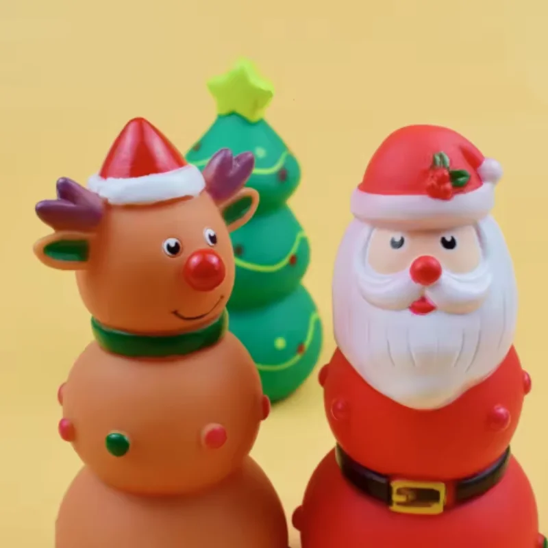 Bissfestes, quietschendes Gummispielzeug für Hunde, Latex-Kauspielzeug in Tierformen für die Schallherstellung von Welpen, Heimtierbedarf für Hunde – Detail 11