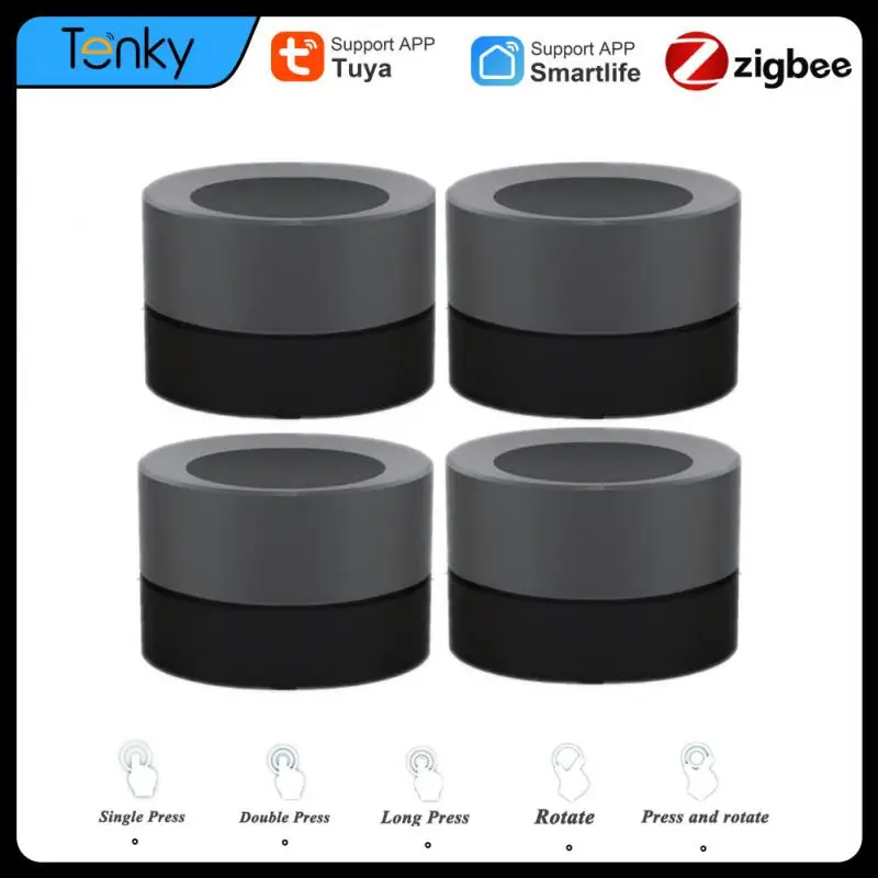 

Беспроводной кнопочный переключатель Tuya ZigBee, контроллер с питанием от батареи для умного дома, автоматизация, для устройств Tuya