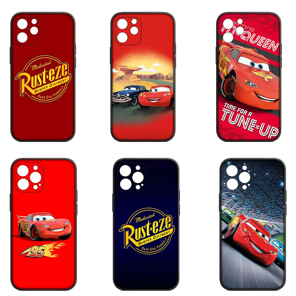 Cars Lightning McQueen Red 95 Phone Cover Case for iPhone 16 15 14 13 12 Mini Pro XS Max X XR 7 8 Plus + 16+ Soft Casing