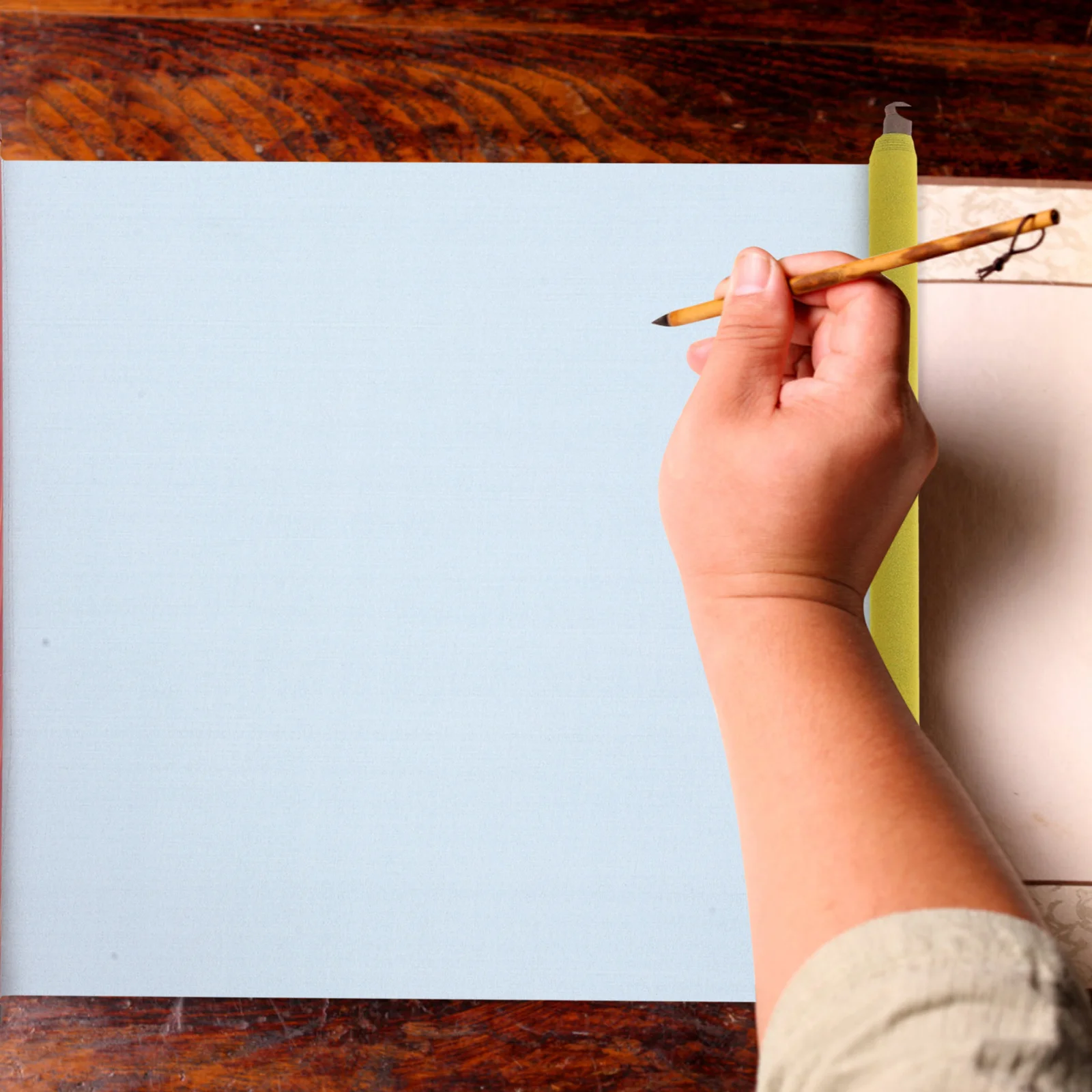 1.4 متر × 46 سنتيمتر المياه الكتابة القماش التمرير قابلة لإعادة الاستخدام الخط الصيني ممارسة أداة للطلاب الفنانين المياه اللوحة القماش حصيرة #5