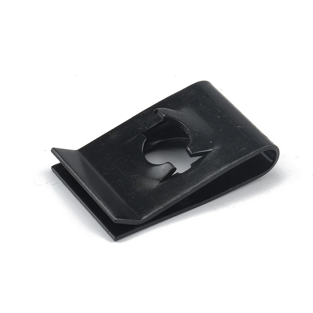 

50pcs U Nut Fastener Manganese Steel Spire U Clip Panel Bumper Fixing Clips For Motorcycle Dashboard Wire Cable