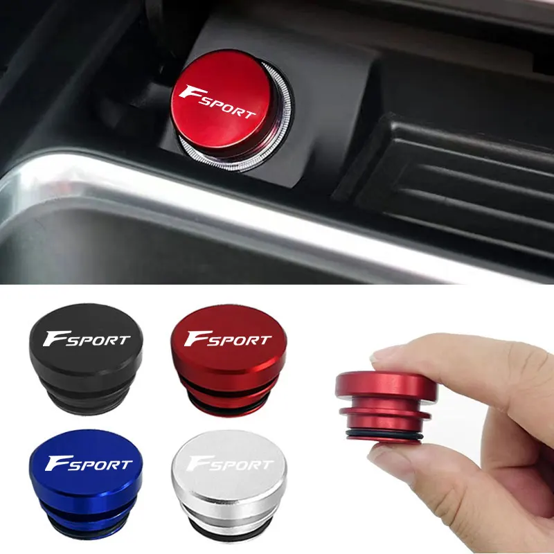 For Lexus F SPORT Auto Accessories  Car Cigarette Lighter Plug Waterproof Cover Protective Case