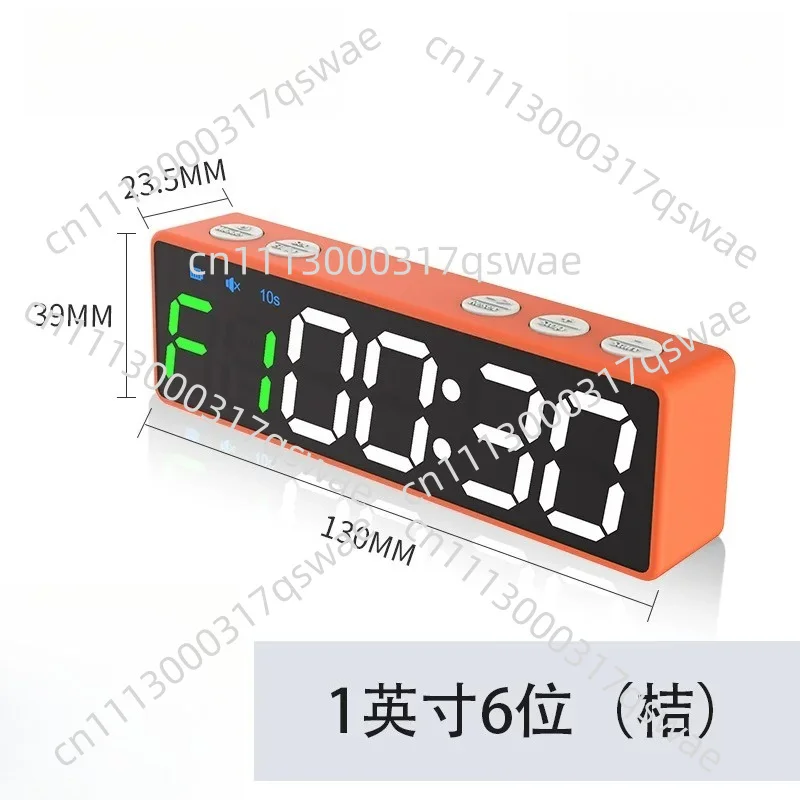 LED Digital Timer Gym Fitness Countdown Stopwatch Interval Training Pomodoro Study Tool