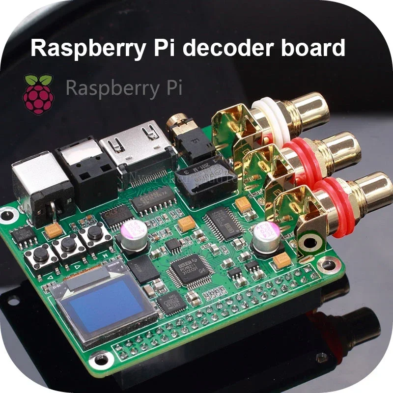 Nvarcher HIFI DAC Decoder Raspberry Pi Coaxial Fiber Optic I2S Digital Sound Card 384KHz 32Bit