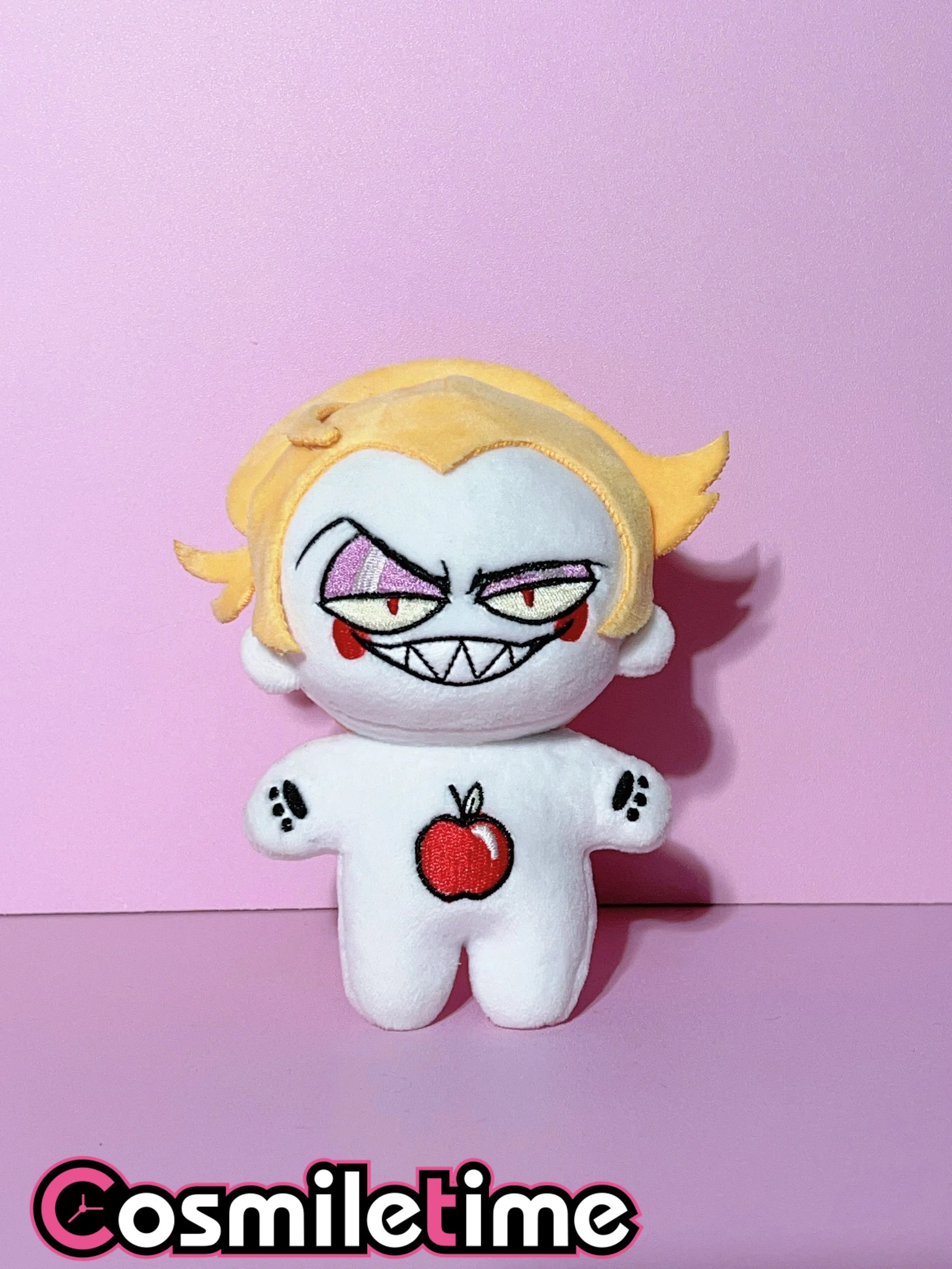 Anime Game Character Lucifer 10cm Cartoon Stuffed Plush Figure Soft Fabric Collectible Doll Tabletop Decor Ornament Gift YZ