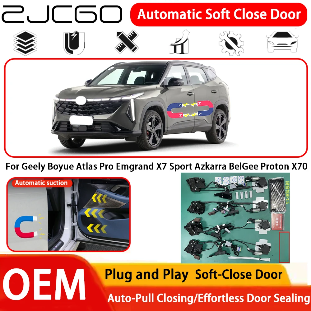 

for Geely Boyue Atlas Pro Emgrand X7 Sport Azkarra BelGee Proton X70 Car OEM Plug and Play Automatic Electric Soft Close Door