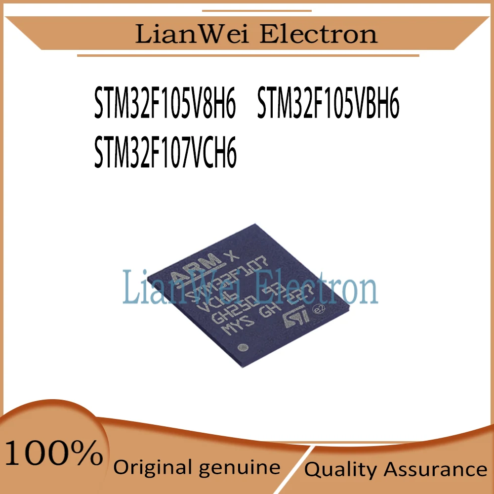 STM32F105V8H6 STM32F105VBH6 STM32F107VCH6 STM32F105 STM32F107 IC MCU Chipset LFBGA-100