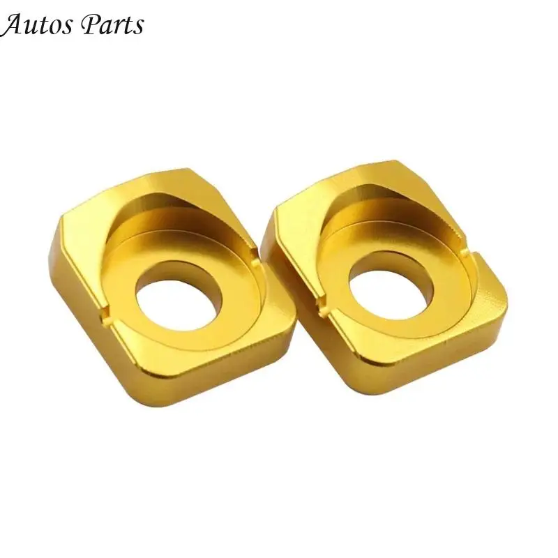 

57BA Motorcycle Rear Axles Blocks Chain Tightener Oxidation Resistant Aluminum Parts
