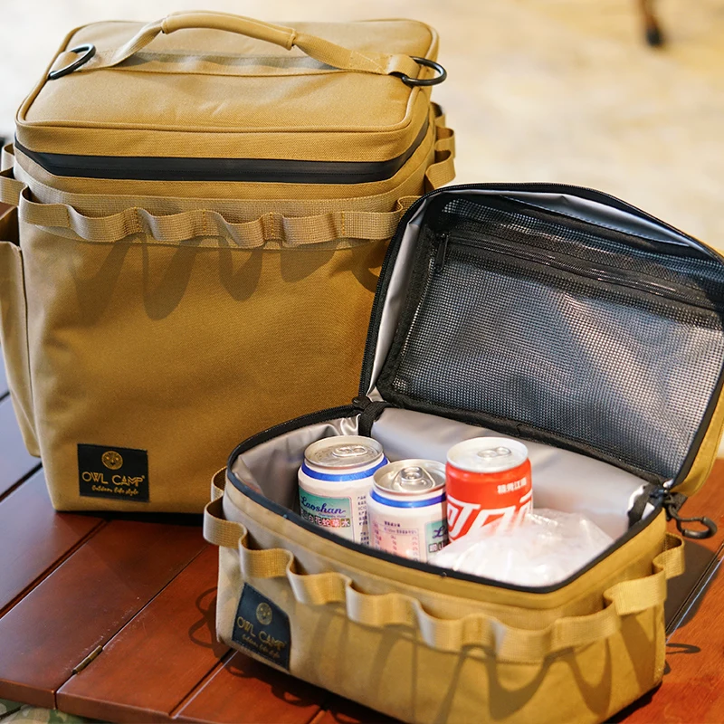

Insulation bag Outdoor camping portable storage cold bag Picnic cold drink bento storage fresh bag