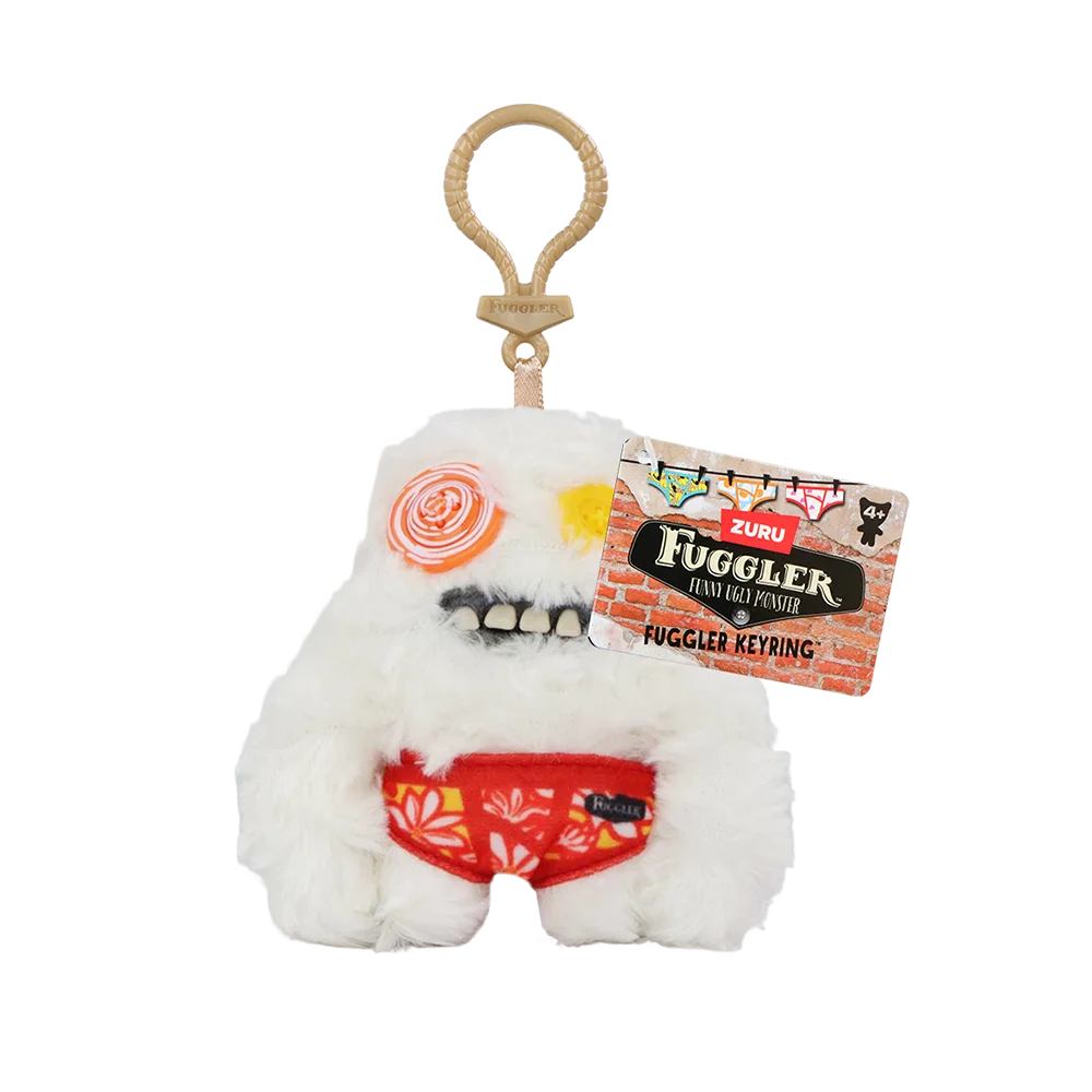 Fuggler Hässlich-Süßes Monster-Plüschtier, 4 Zoll Sammlerstück, Lustiges Haariges Alien-Kuscheltier als Geschenk für Fans – Detail 11