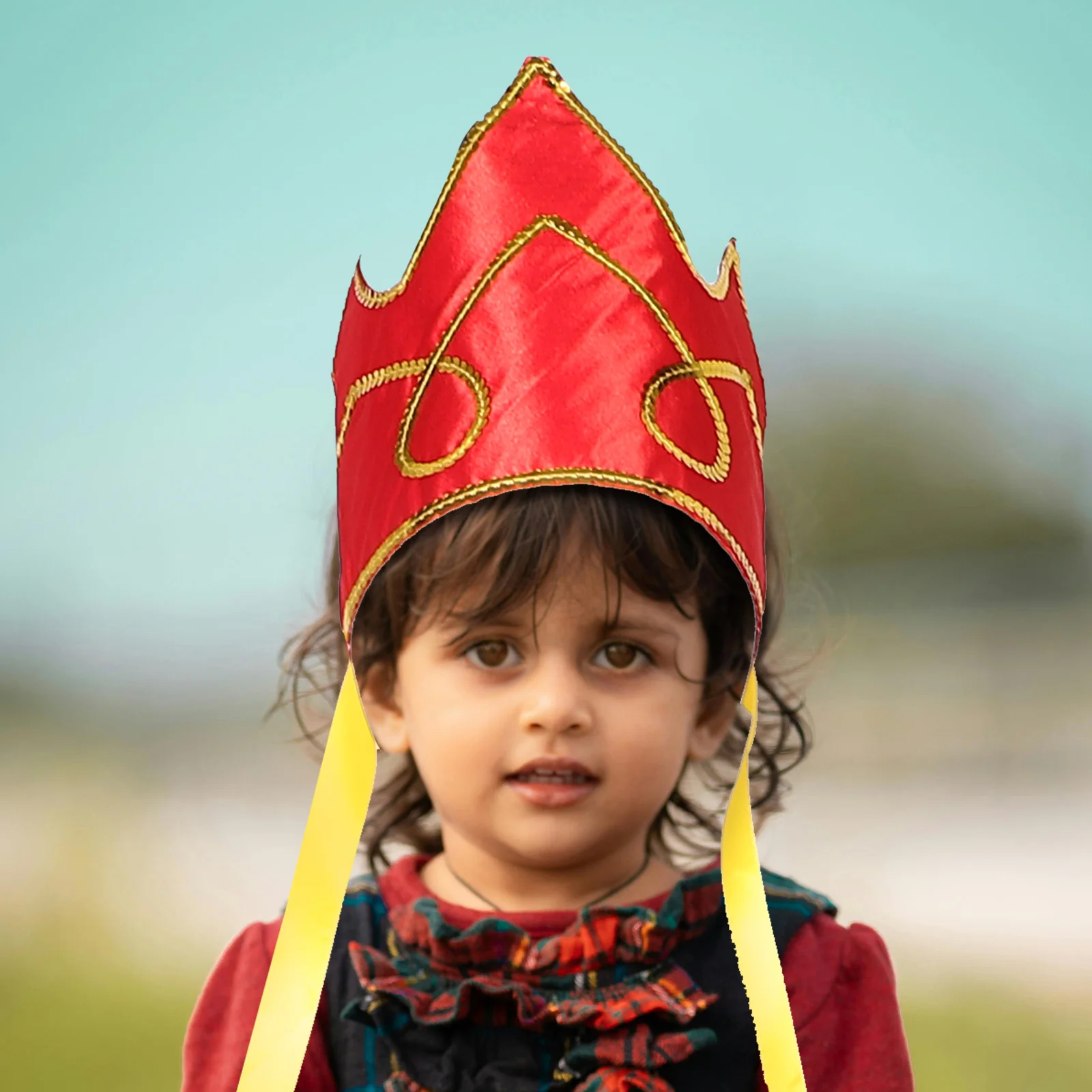 

Children Monk Hat Chinese Style Dancing Props Decorative Monk Hats Stage Performance Lightweight Fashionable