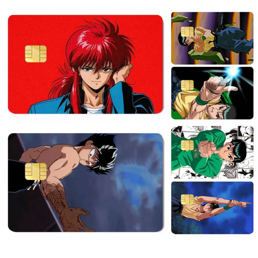 Anime Y-Yu Yu-u Hakusho cool High Definition Matte PVC Film Tape | For Credit Card, Debit Card Stickers & Gift Decoration