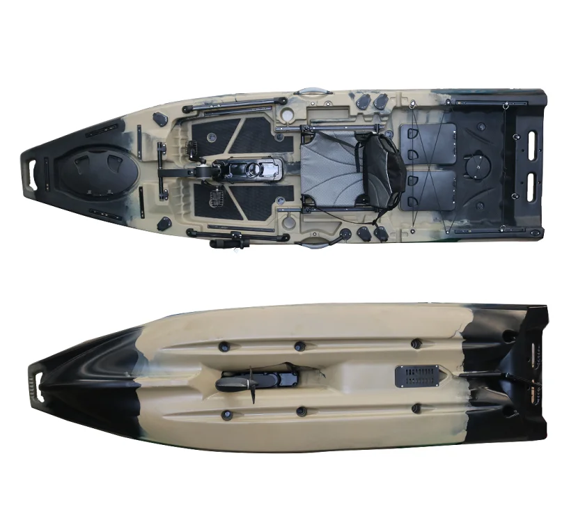 Pedal Drive Electric Fishing Kayak Single‑Person With Motor Portable Outdoor Water Sport Fishing Boat