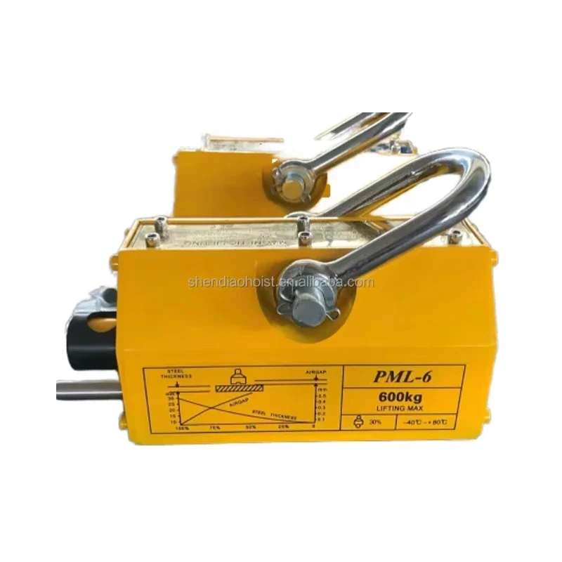 

21 years factory heavy duty 1 2 3 5 6 10 tons steel plate permanent magnet lifter metal scrap lifting magnet