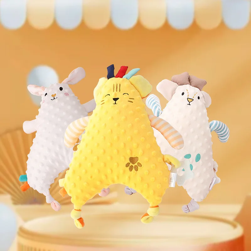 赤ちゃんを落ち着かせるタオルは赤ちゃんを寝かしつけるのに役立ちます、睡眠アーティファクト、睡眠人形、ドゥドゥ、ベルベットのおもちゃ、投げ枕
