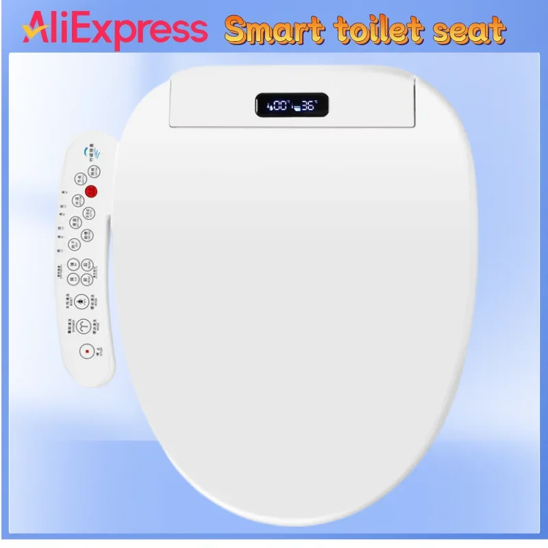 Smart Bathroom U-shape Smart Toilet Seat Electric Bidet Cover Intelligent Bidet Sprayer Heat Clean Dry For Smart Bathroom WC