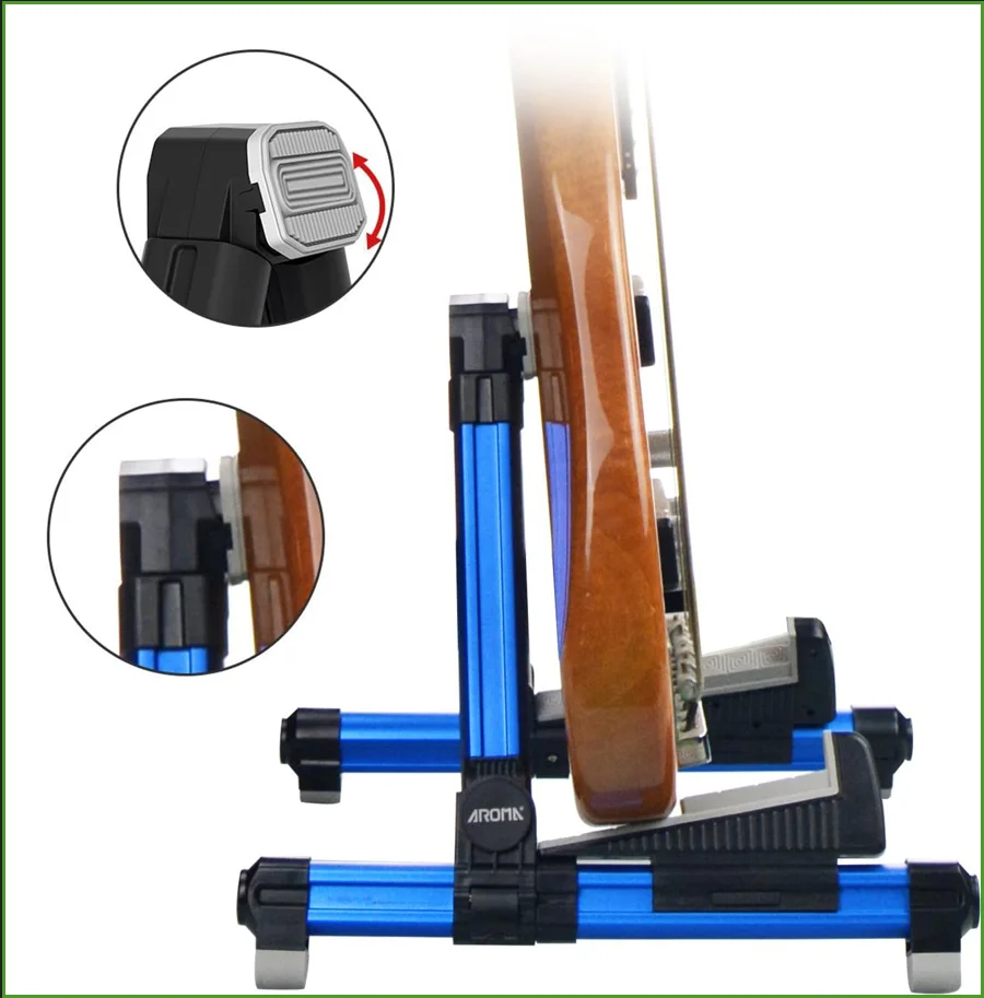 ขาตั้งกีตาร์อลูมิเนียมพับได้ - - Violin Musical Instrument บทวิจารณ์และราคา