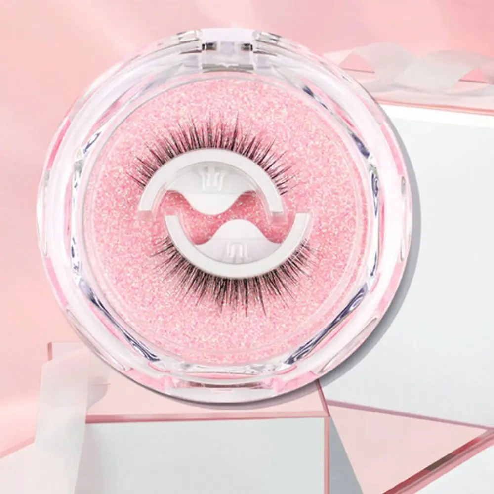 Avec ruban de rechange auto-adhésif faux cils maquillage réutilisable sans colle faux cils longue durée moelleux