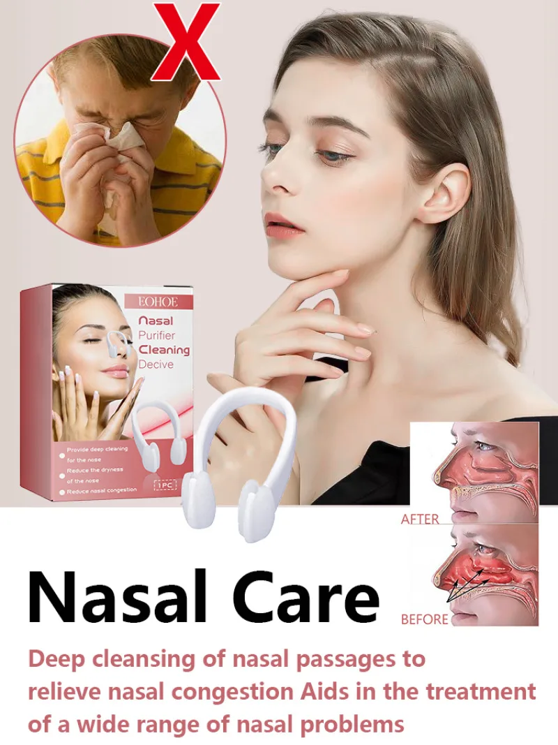 Nasal Conditioner Clean Nose Relieve Nasal Congestion Dry Nose Nasal Discomfort Breathe Well Refreshing Facial Care Nose Styling