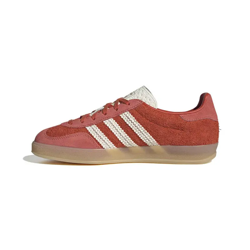 Adidas Originals KI7169 Women Low‑Top Retro Board Shoes Cow‑Split Leather Lace‑Up Comfort Insole Rubber Outsole Sneaker