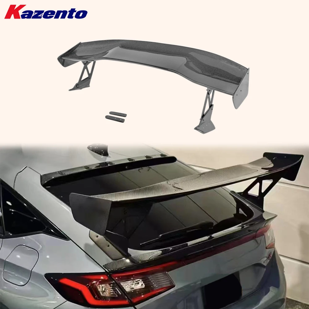 

For Honda Civic Type R FL5 Hatchback 2023-2024 VTX Style Carbon Rear Spoiler Wing