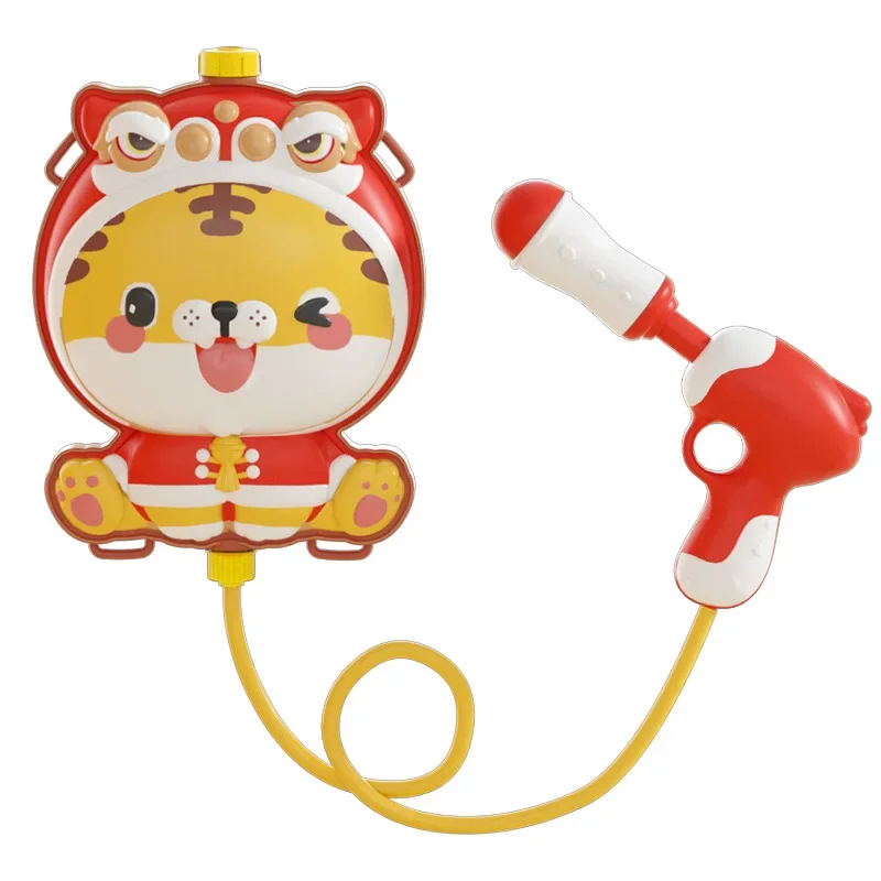 Mochila de praia de verão tipo puxar watergun super grande capacidade brinquedos aquáticos infantis bonito divertido presente ao ar livre para meninos e meninas