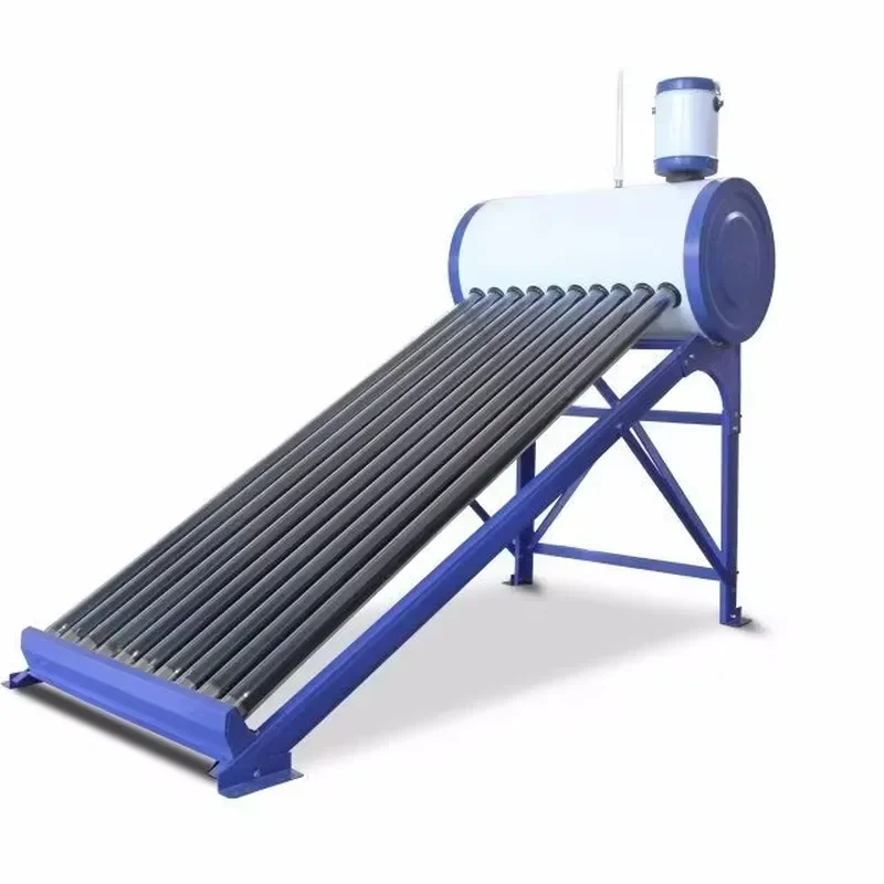 100L Non-pressure Galvanized Stainless Steel Swimming Pool Solar Water Heater Electric Evacuated Tube Outdoor Garage