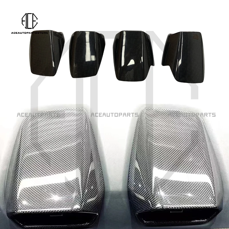 For Lamborghini Huracan LP610 LP580 Evo Dry Carbon Fiber Interior Trim Air Condition Vent Cover Mirror Housing  Parts Wholesale