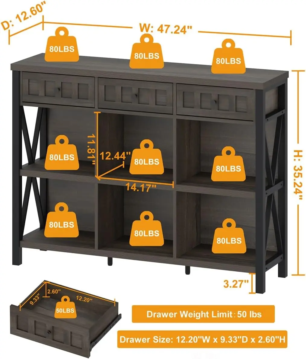 6 Cube Storage Organizer Shelf