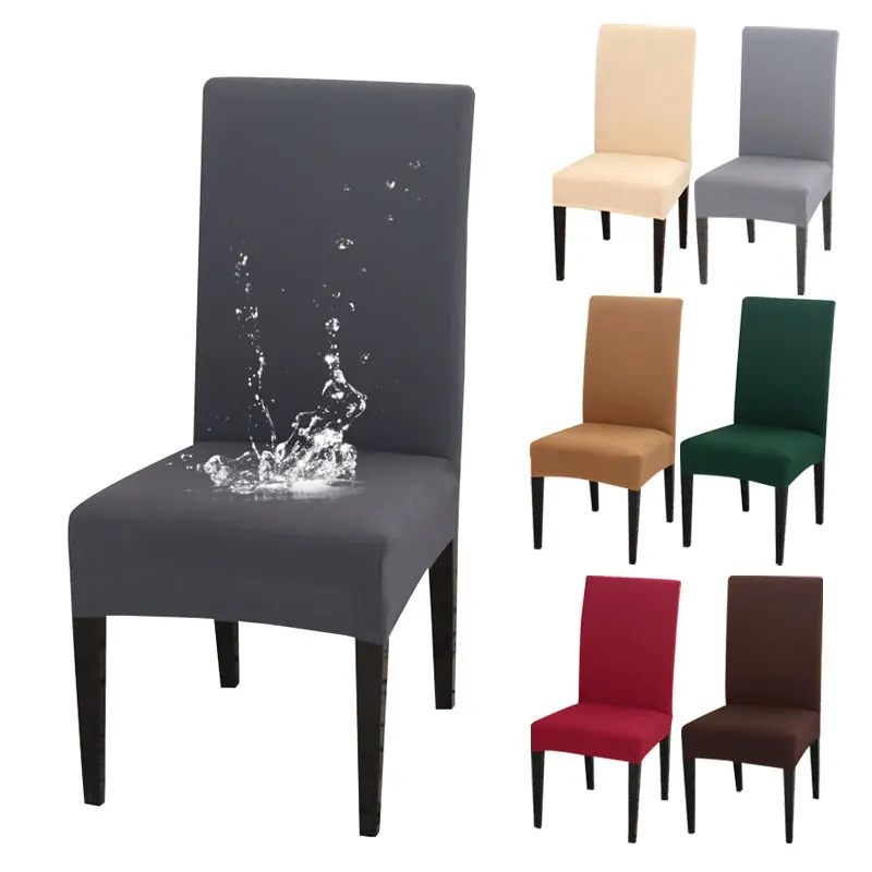 waterproof chair cover thin fabric slipcover for dining room wedding banquet office chair protector for kids washable