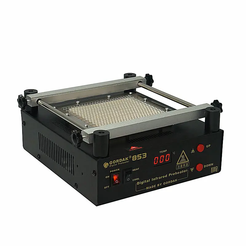 Gordak 853 Bottom Heating Preheating Station PCB Preheater Soldering Station BGA Rework Station Phone Repair Tools 853A EU