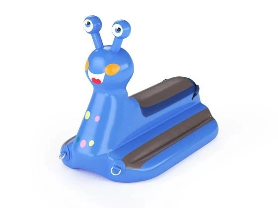 PVC Foldable Inflatable Sleigh, Durable Winter Sports Sled for Ice Snow Rink, Kids Adults Outdoor Fun, 100cm Long